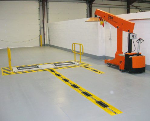 BM14200 bremseprøvestand og BM74000 belastningssystem i VOSA værksted